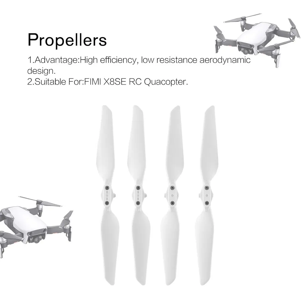 FIMI X8 SE 2021 Kamera drón propeller 4DB RC Quadcopter Alkatrészek gyorskioldó Összecsukható Propellerek a X8SE 2020 3