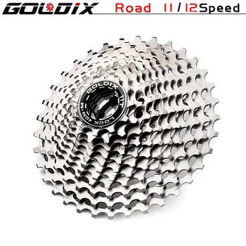 GOLDIX Országúti Kerékpár Freewheel Ultra-könnyű CNC Üreges Kerékpár Lendkerék a shimano HyperGlide 11/12 sebesség kazetta R7000 R8000